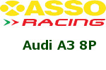 ASSO Sportuitlaat Audi A3 8P - bouwjaar 2003 t/m 2013